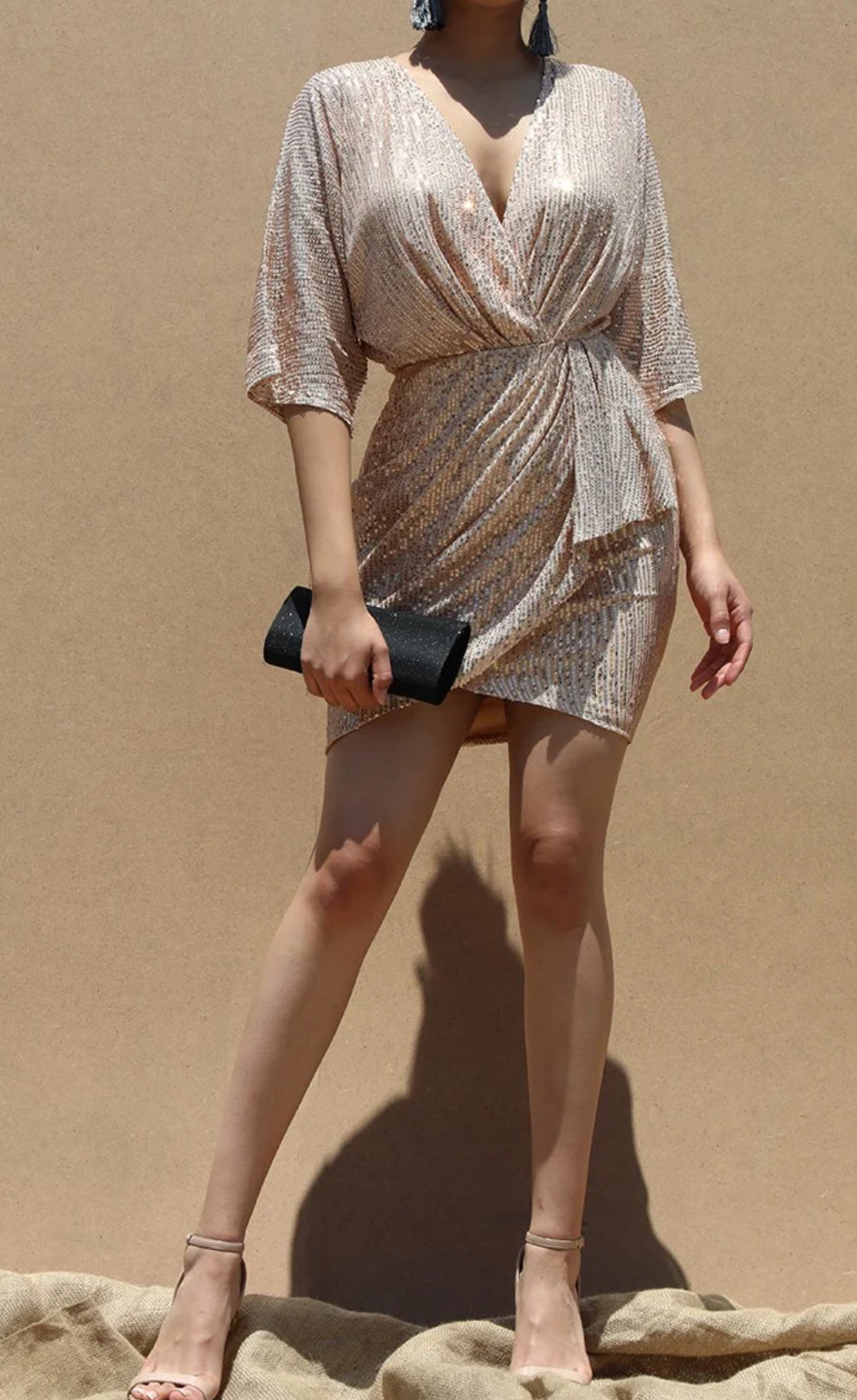 Dazzling All Night Sequin Mini Dress