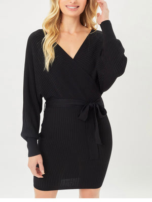 Forever Mine Belted Sweater Dress