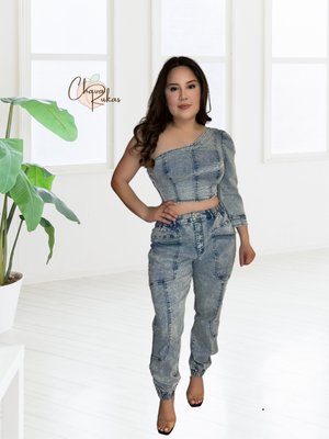 Diva Trends Denim Set