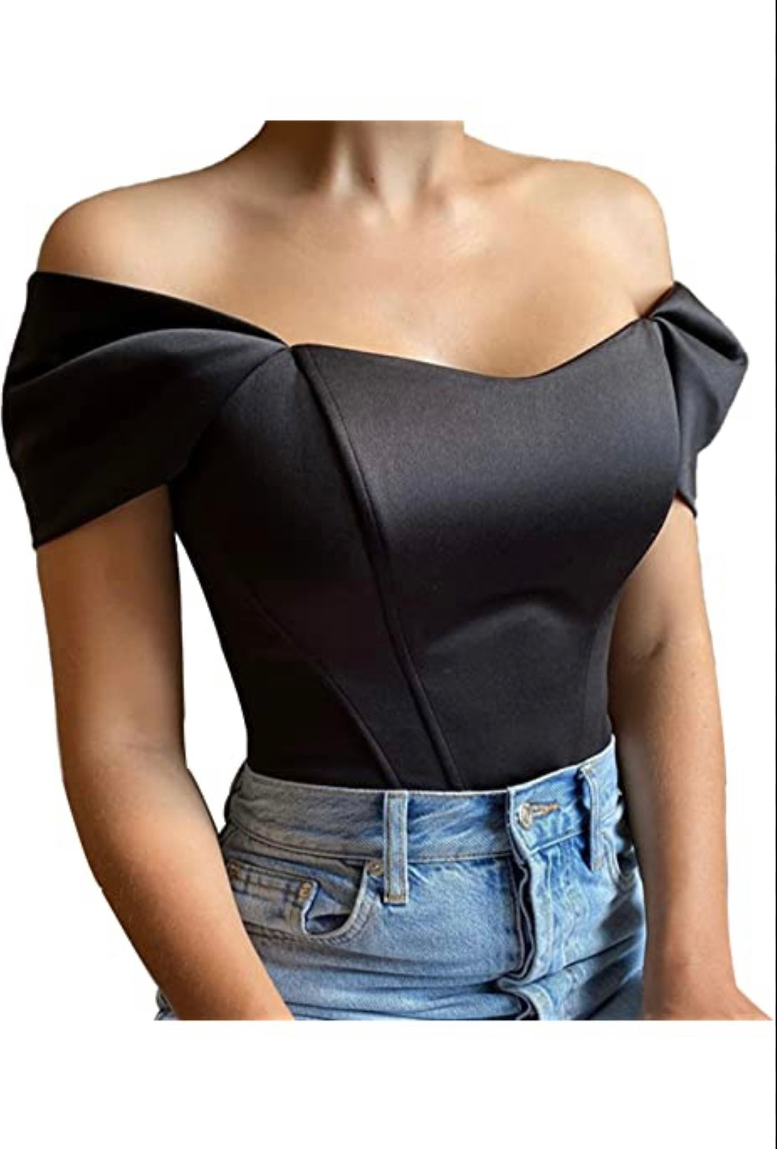 Hottie Corset Off Shoulder Top