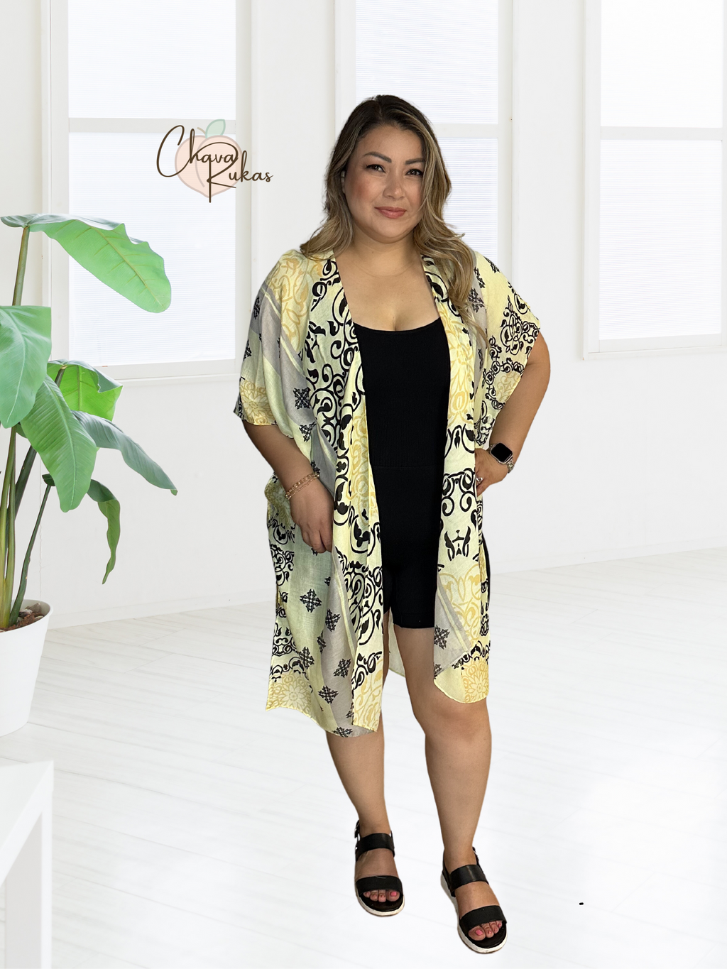 All You Need Multi Print Kimono