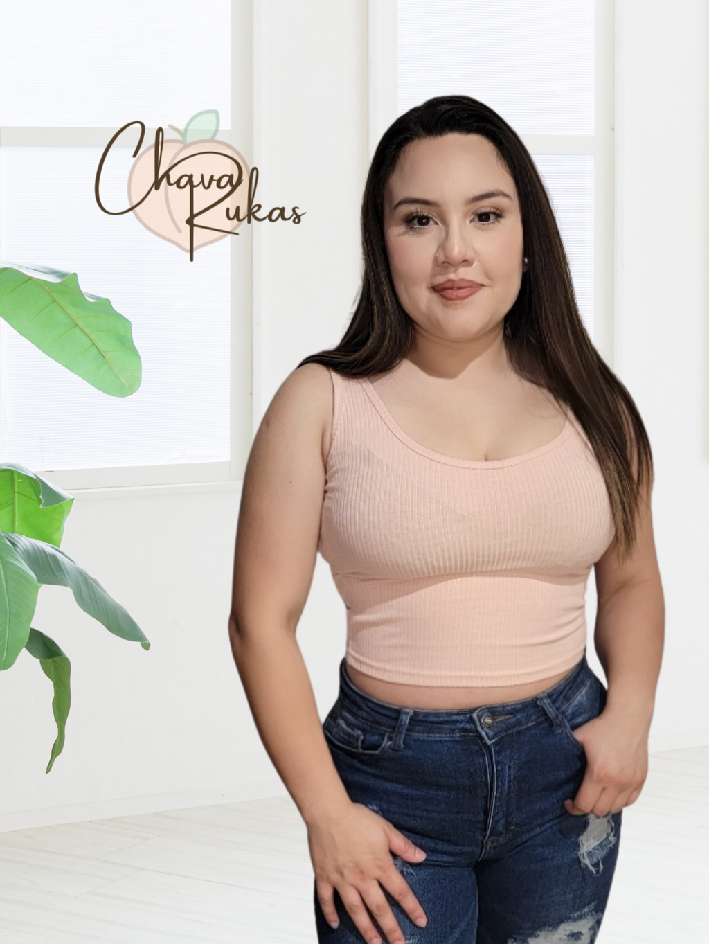 Susie Ribbed Basic Crop Top