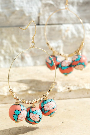 Beautiful Blossom Dangle Earrings