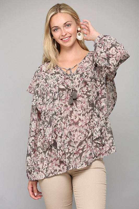 Beautiful Memories Chiffon Top