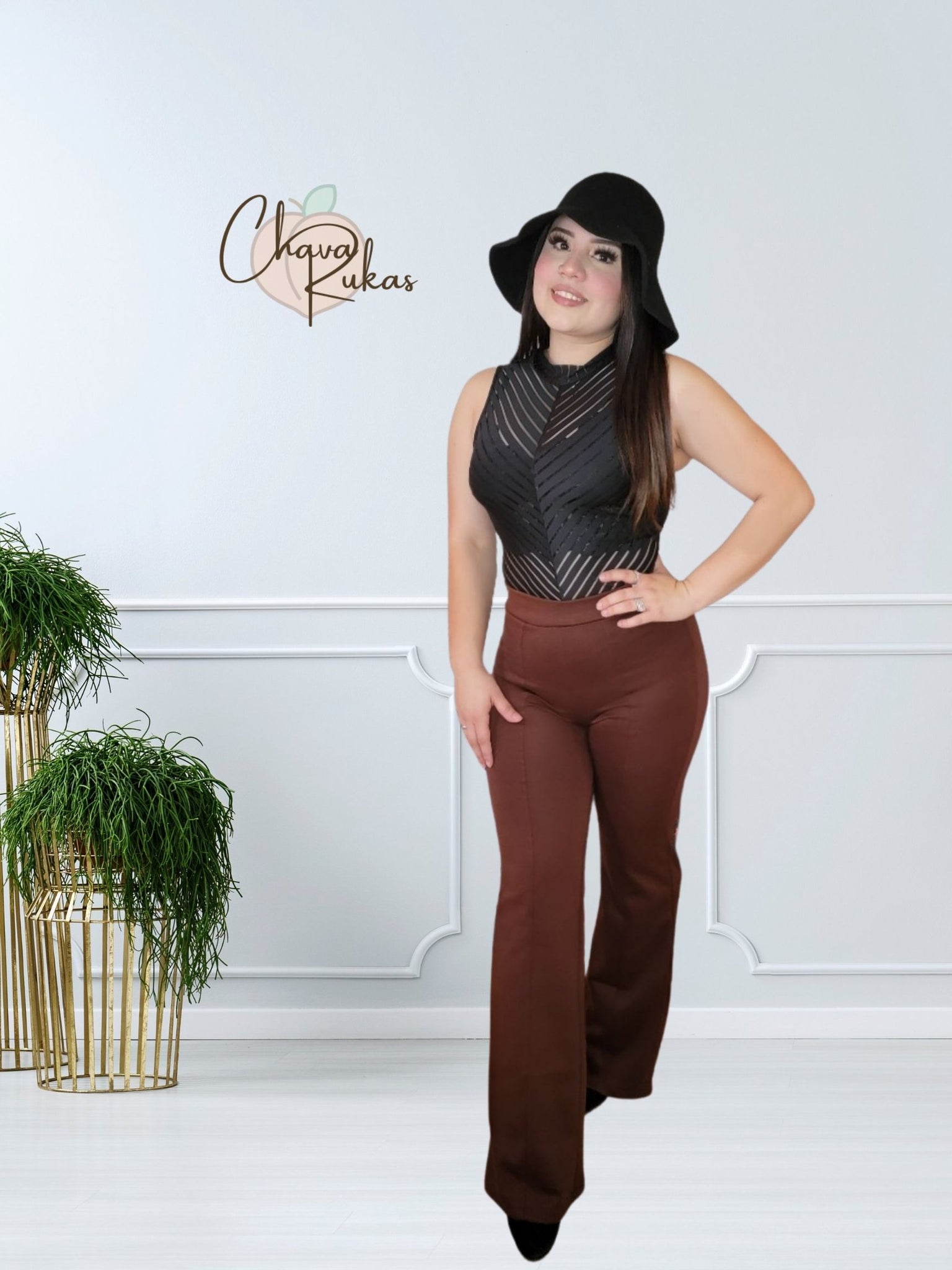 Emily Stretchy Flare Dress Pants