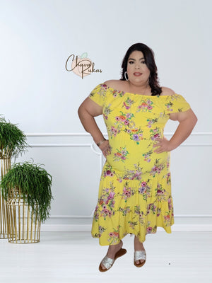 Margarita Floral Maxi Dress - Plus