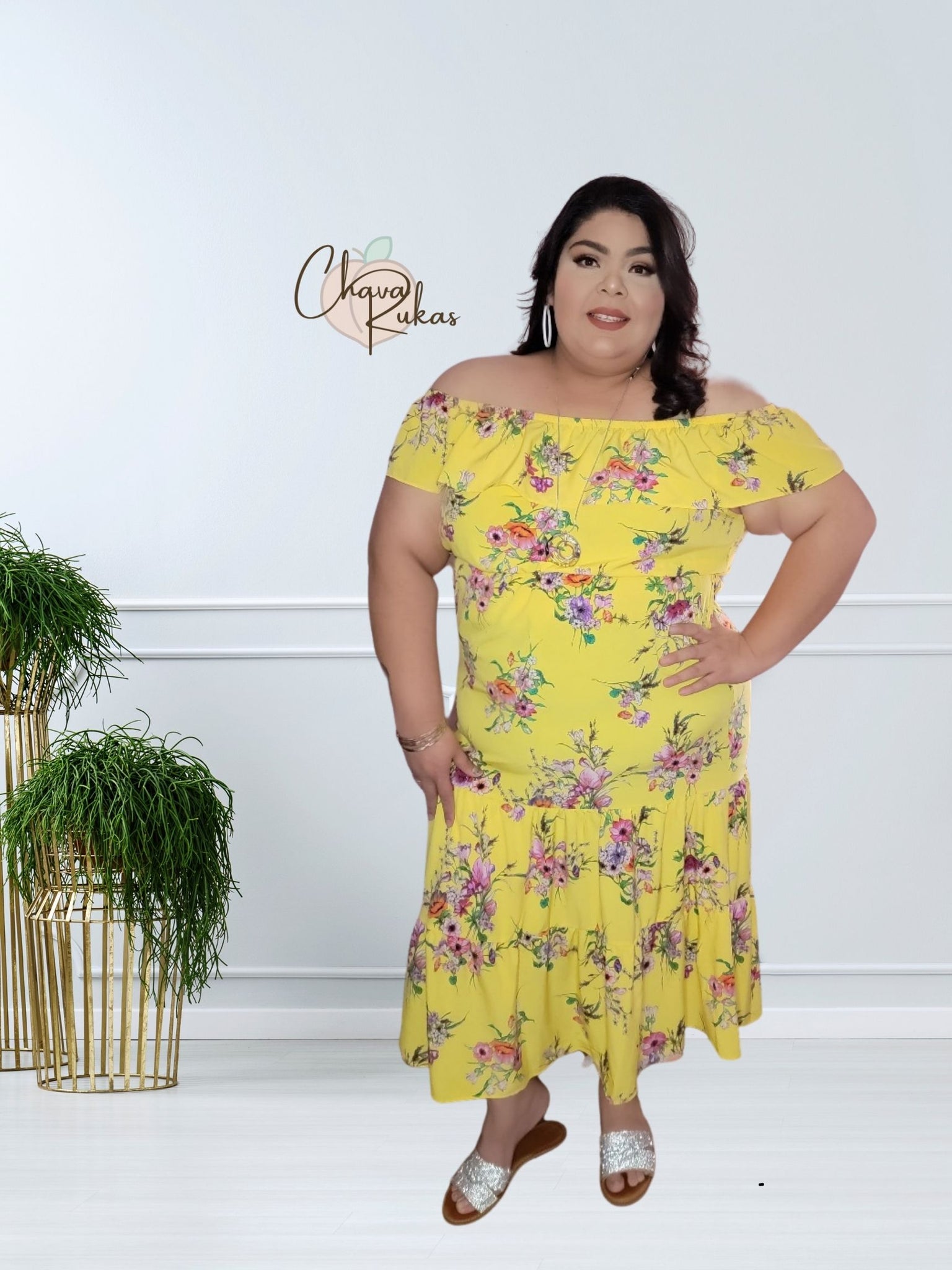 Margarita Floral Maxi Dress - Plus