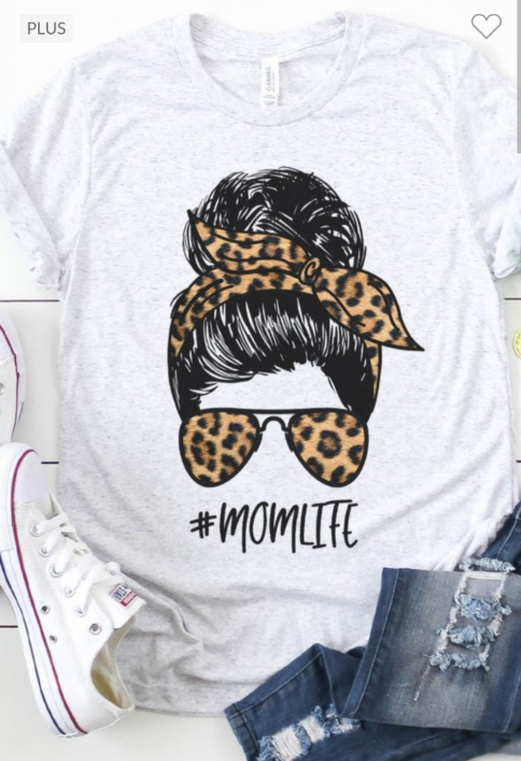 Mom Life Tee Plus