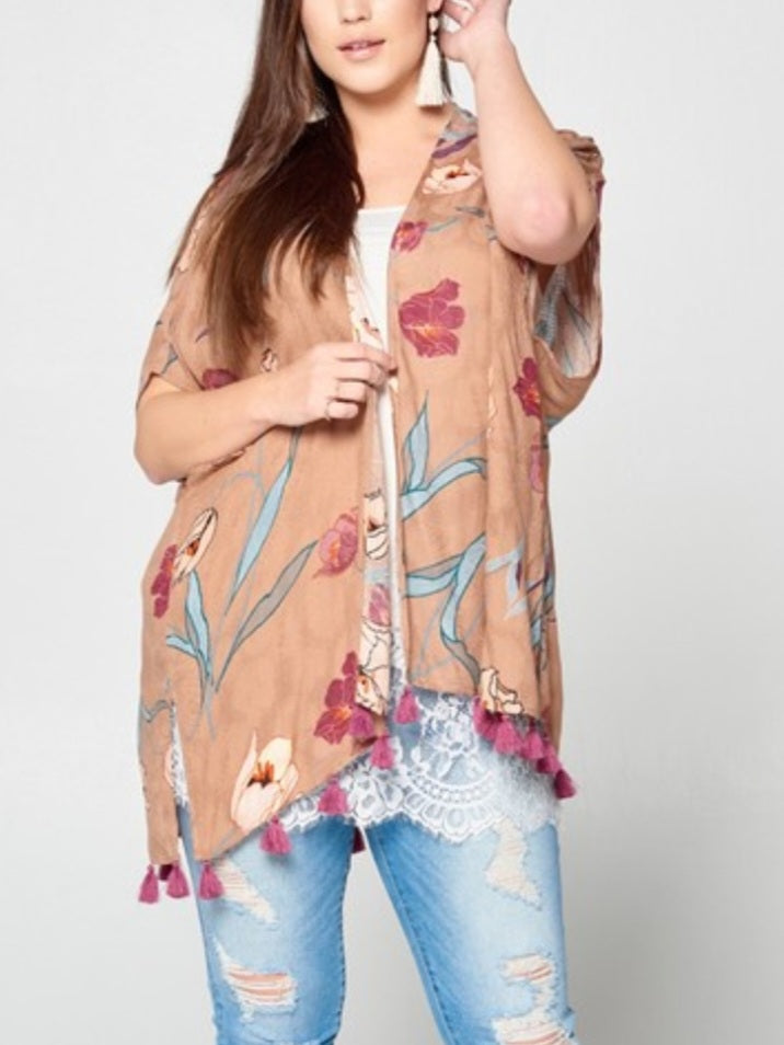 Did You Miss Me Kimono with Tassels