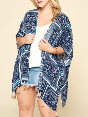 Did You Miss Me Kimono with Tassels