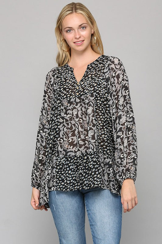 Leticia Chiffon Top