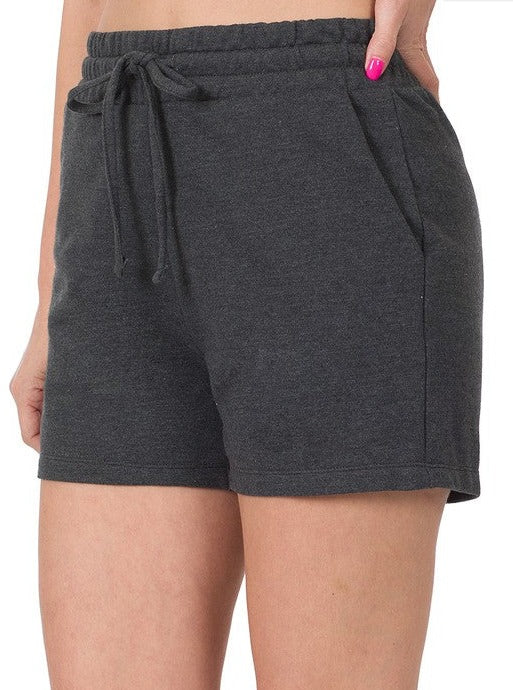 Day Off Cotton Drawstring Shorts - PLUS