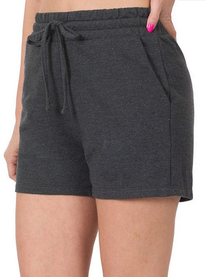 Day Off Cotton Drawstring Shorts - PLUS